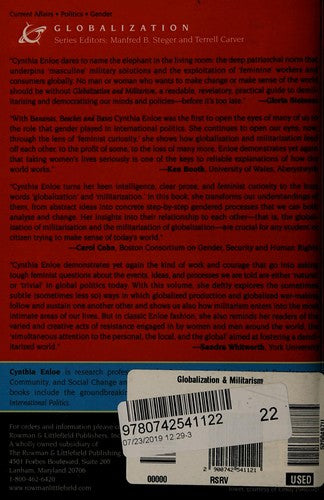 Globalization and Militarism: Feminists Make the Link (Globalization)